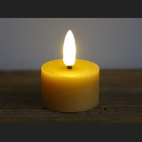 waxines theelicht rustiek Ø4CM LED ro Lyon s2 oker